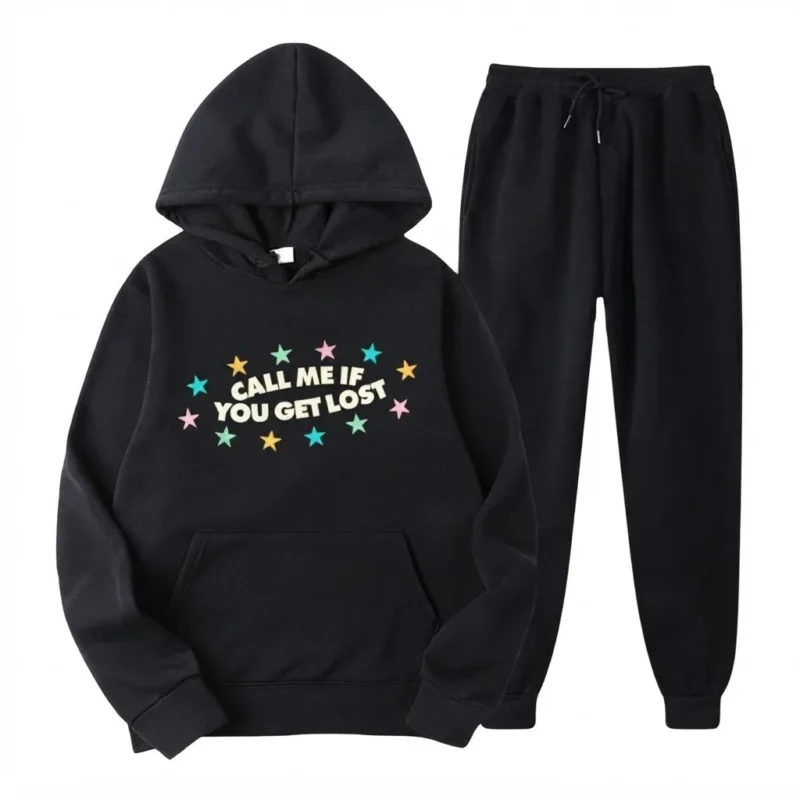 Call Me If You Get Lost Black Tracksuit