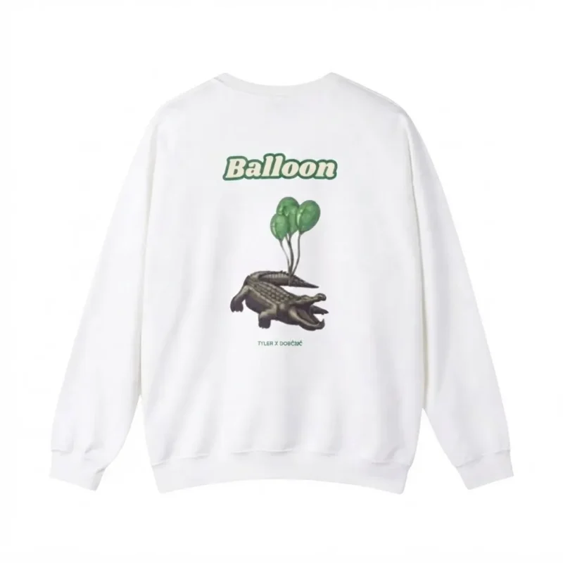 Mid Logo White Chromakopia Green Sweatshirt
