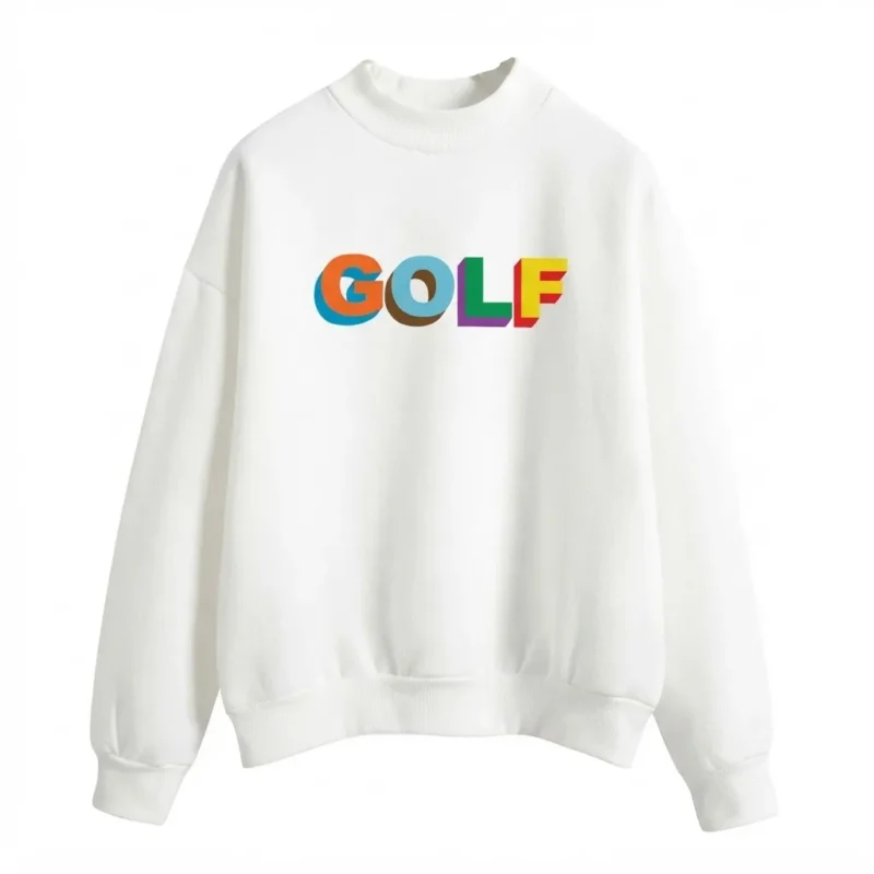 Punk Casual Pullover Golf Logo Streetwear Sweatshirt