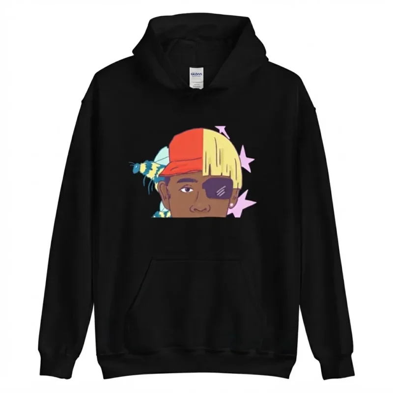 Tyler The Creator Face Print Hoodie